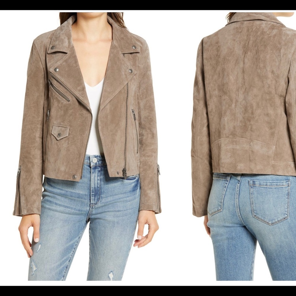 BLANKNYC Suede Moto jacket